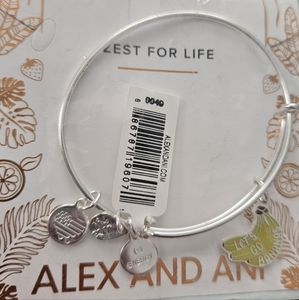 Alex and Ani Let's Go Bananas Banana Bangle Charm Bracelet